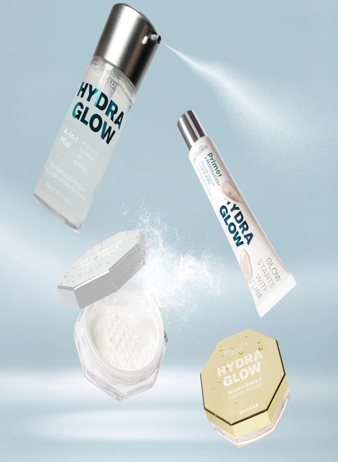 أبسولوت نيويورك مجموعة أبسولوت نيويورك هايدرا جلو؛ مرطب وبرايمر، بخاخ 4 في 1، بودرة تثبيت مائية (MFHG04 بودرة تثبيت الموز) - Image 5